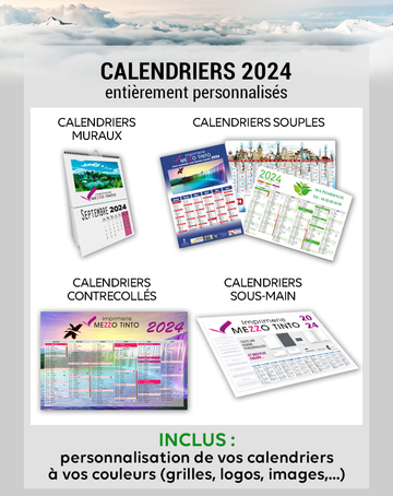 Calendriers 2024 chez votre imprimeur à Montpellier