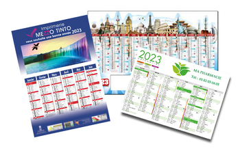 Impression de calendriers personnalisés 2025 vers Montpellier